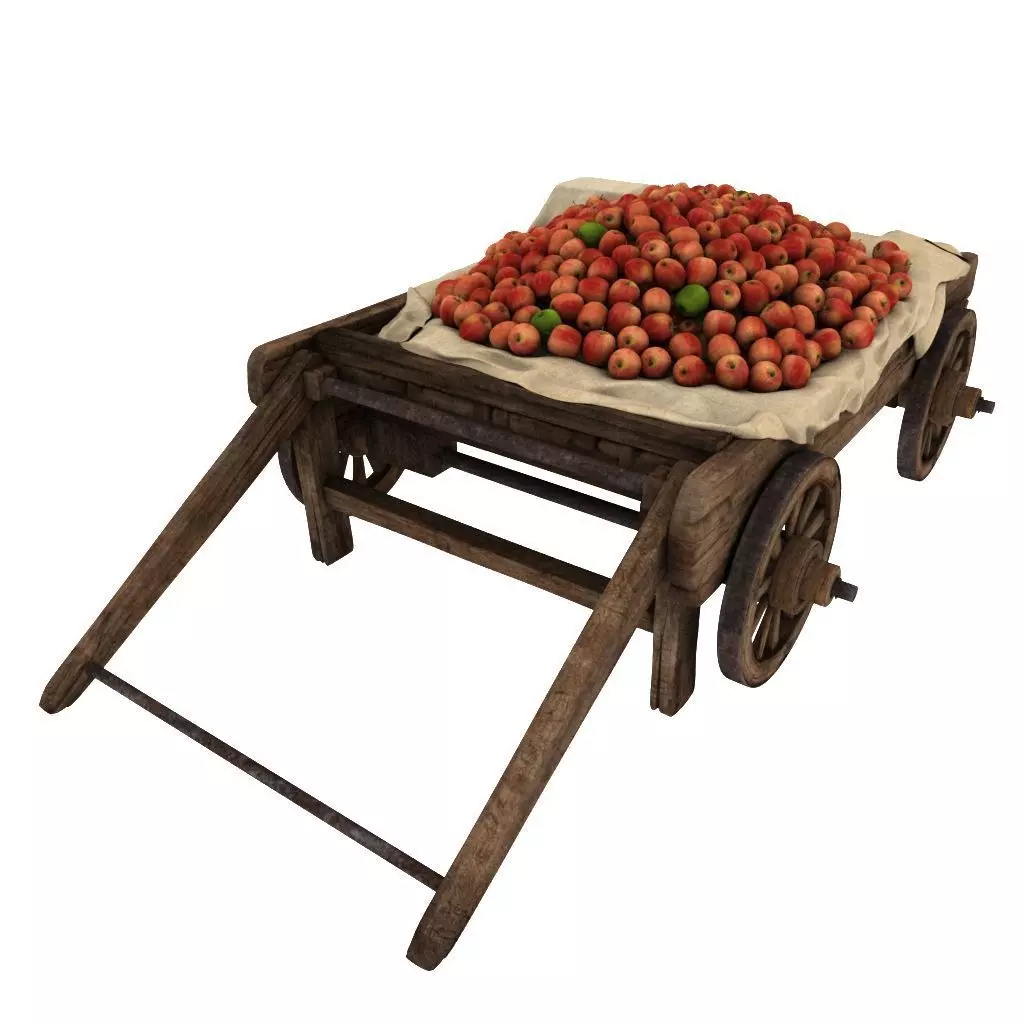 Fruit Cart 3D model