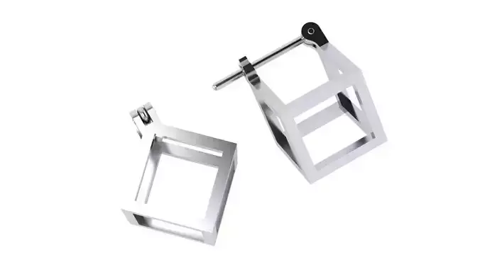 Earrings cubic