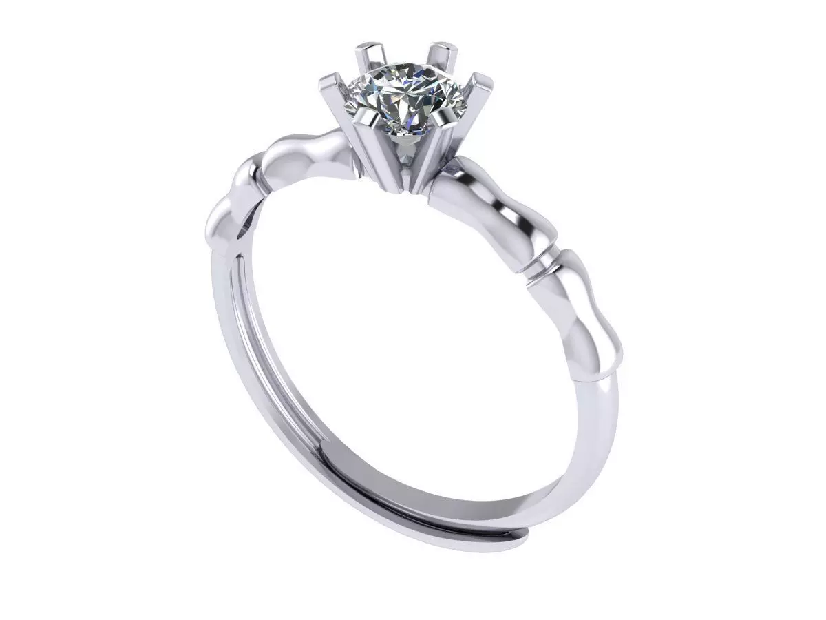 Dimensionless ring 3D print model