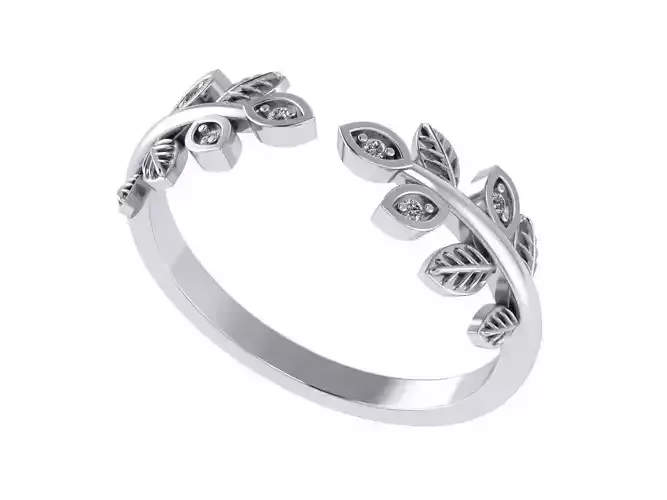 Dimensionless twig ring  3D print model