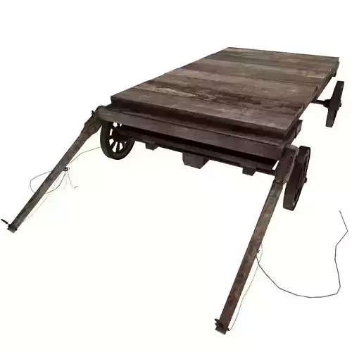 Cart reclaimed wood