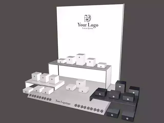 Luxury showcase model 3D model