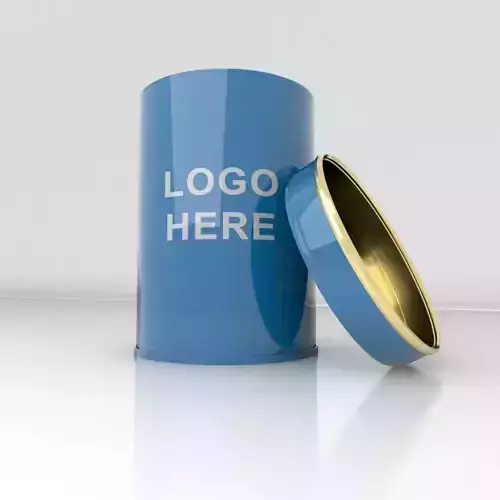 Container Tin Round and Square 3D Assets