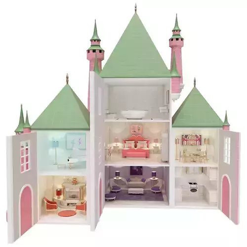 Castle Dollhouse 3D model