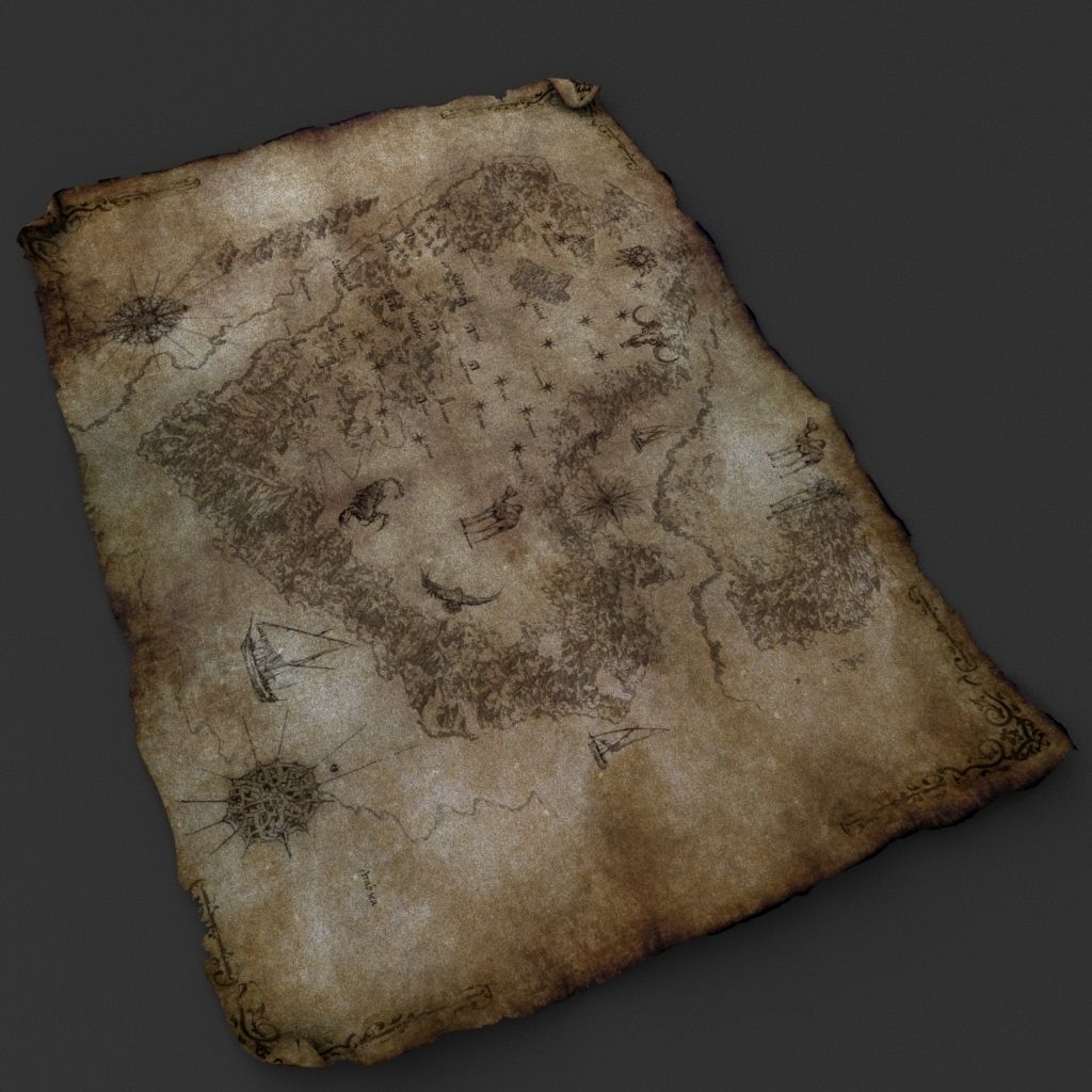 The Map old 3D model_2