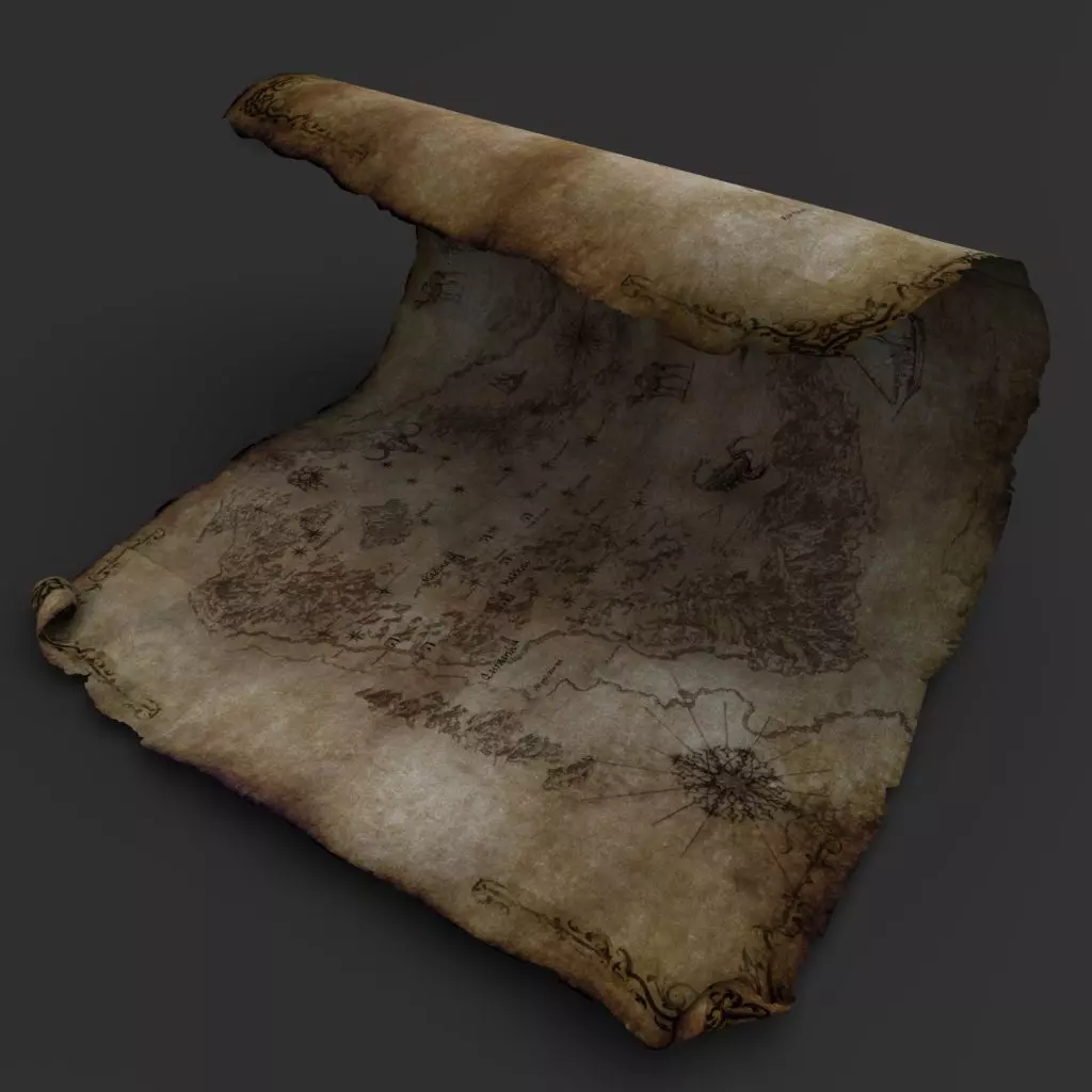 The Map old 3D model_0