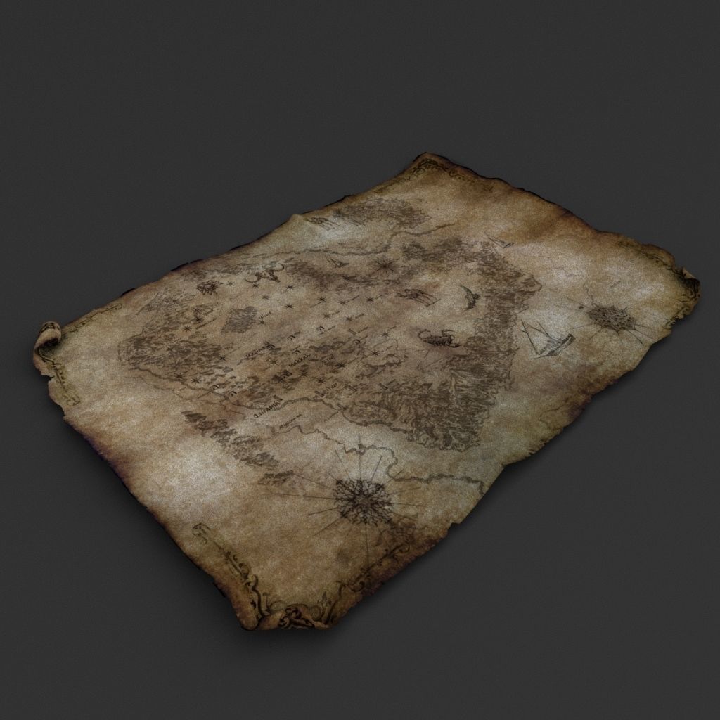 The Map old 3D model_1