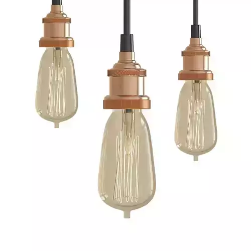 Edison light bulb hanging
