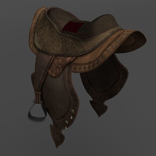 Saddle horse 3D model