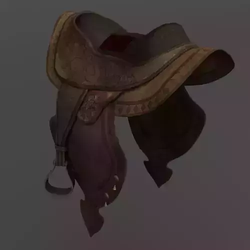 Saddle horse 3D model Saddle horse 3D model