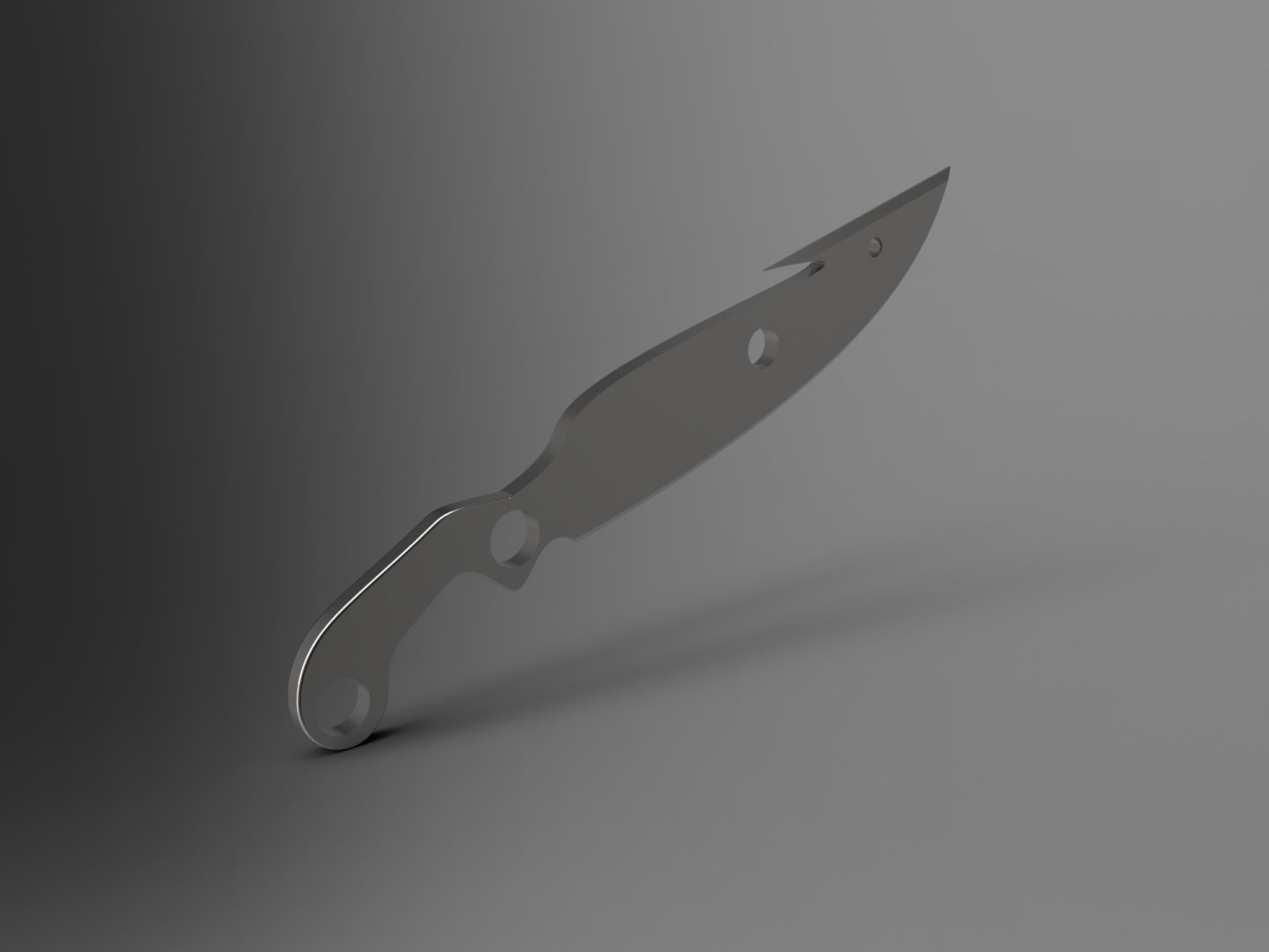 Deathstroke Hunter Knife 3D print model_2