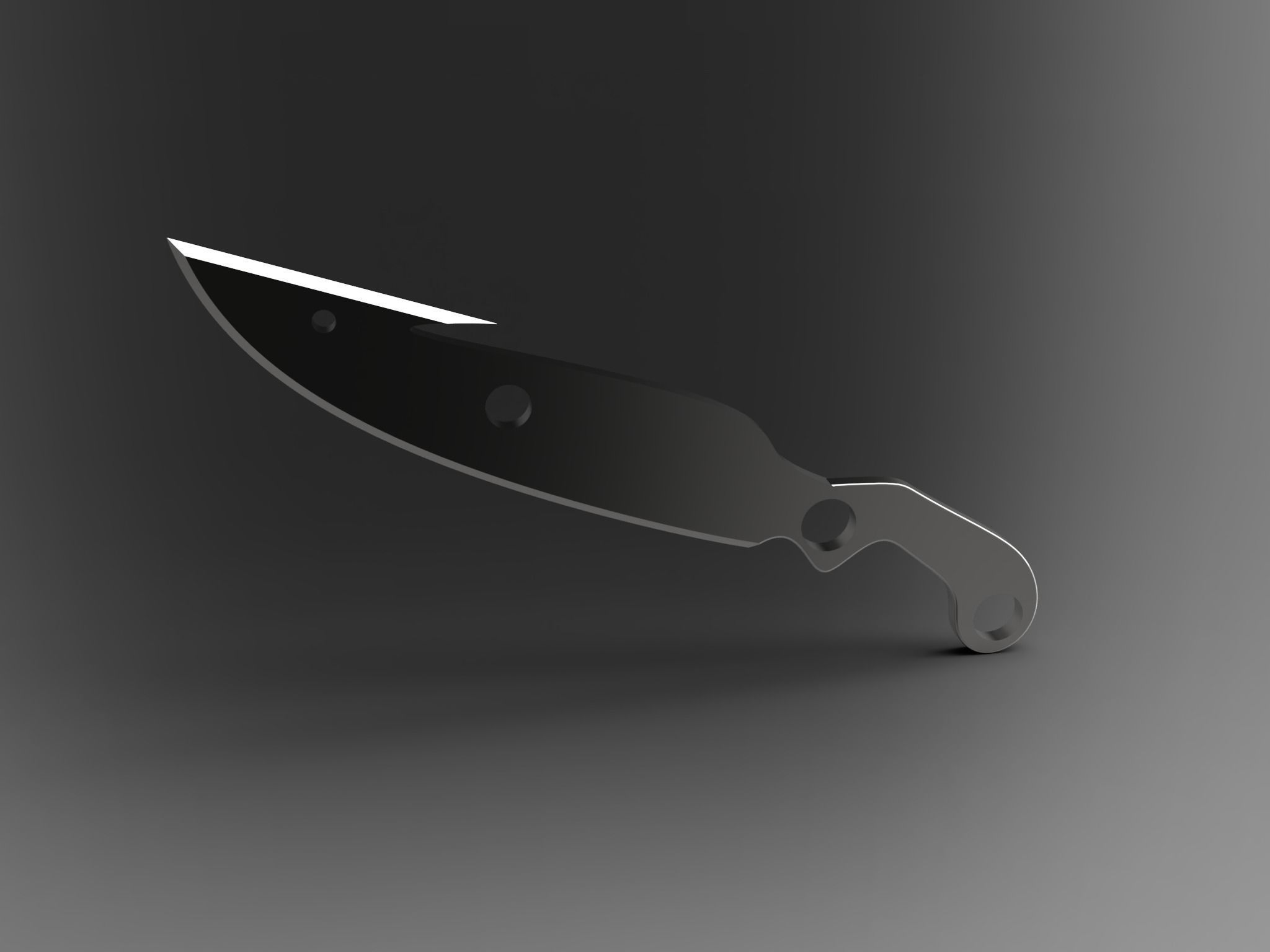 Deathstroke Hunter Knife 3D print model_1