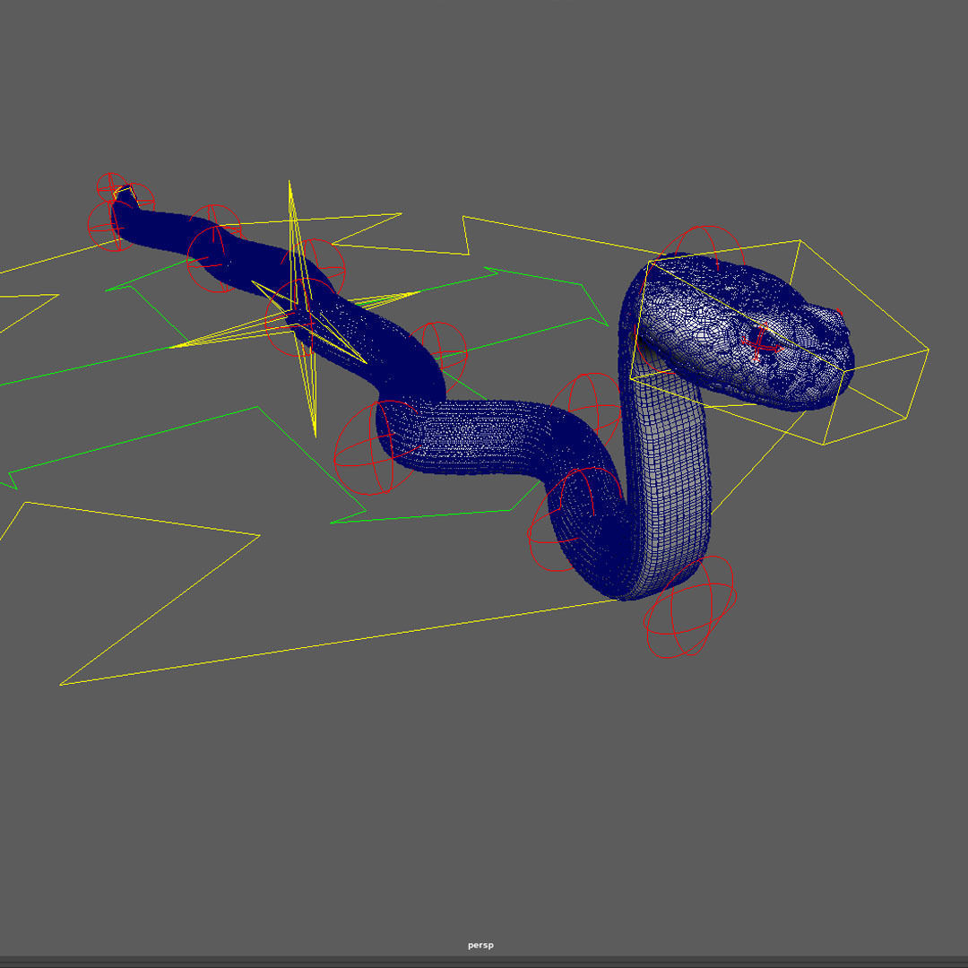 Snake 3D model_4