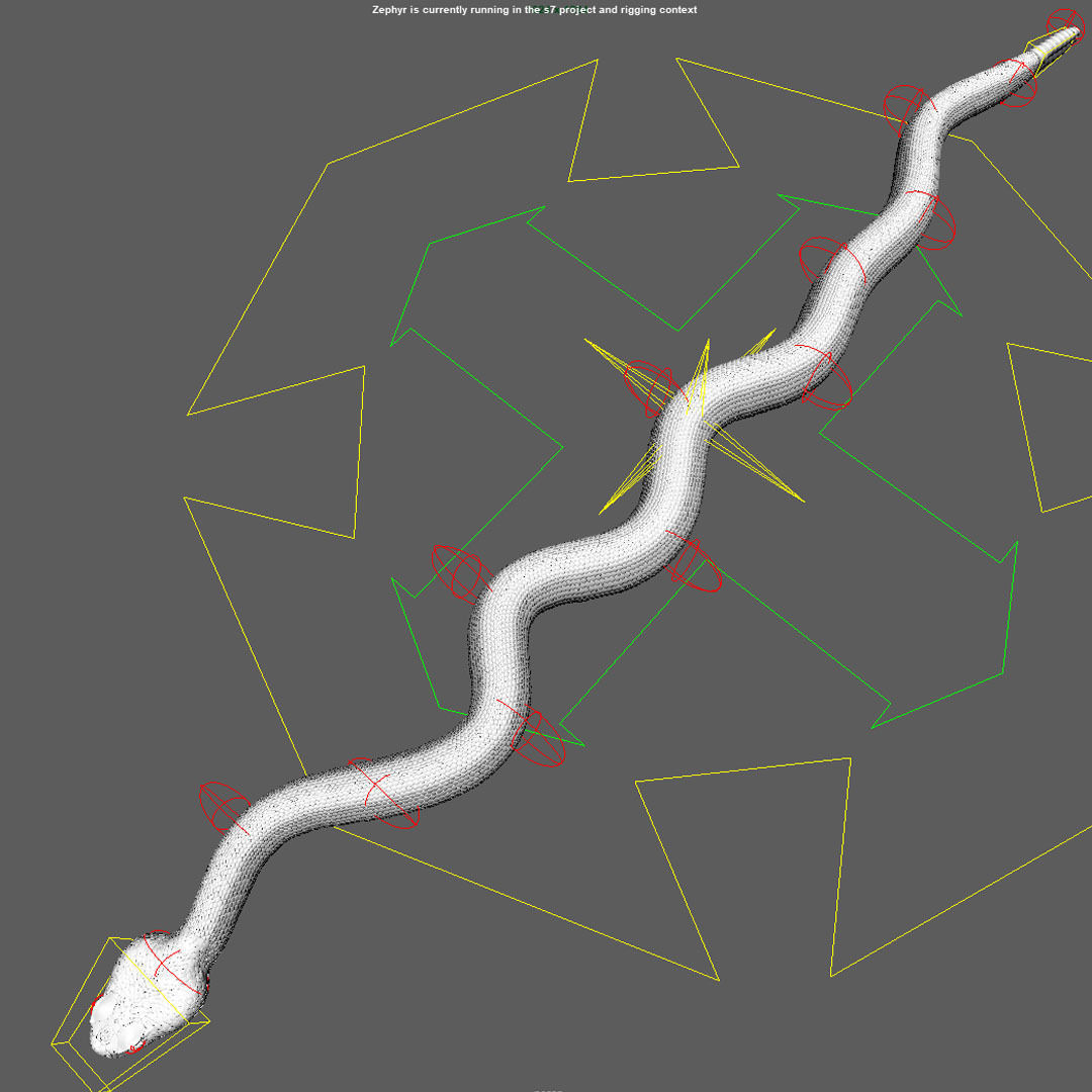 Snake 3D model_6