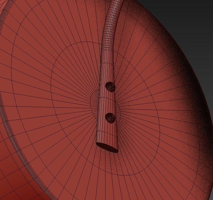 Wall lamp 3D model_4