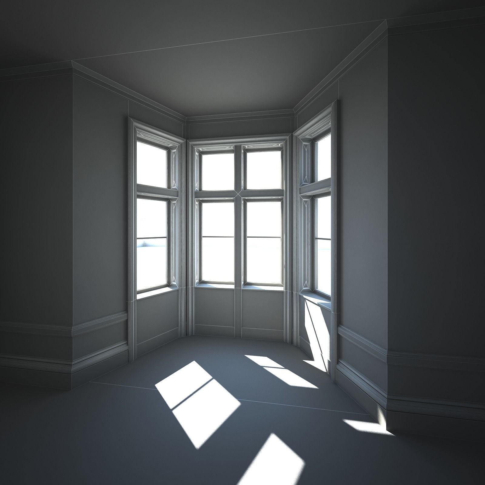 Old House with Interior 3D model_19