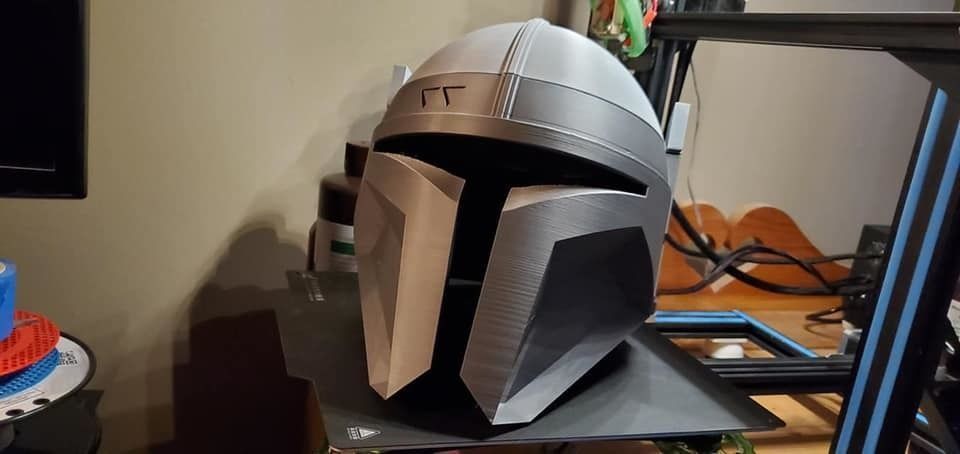 FULL Mandalorian heavy infantry armor machine gun and jetpack 3D print model_23