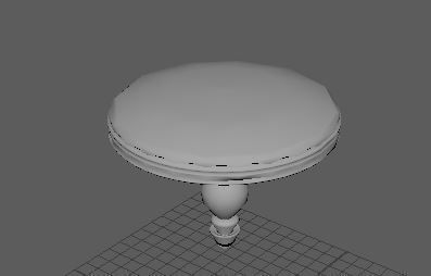 ornamental table 3D print model_1