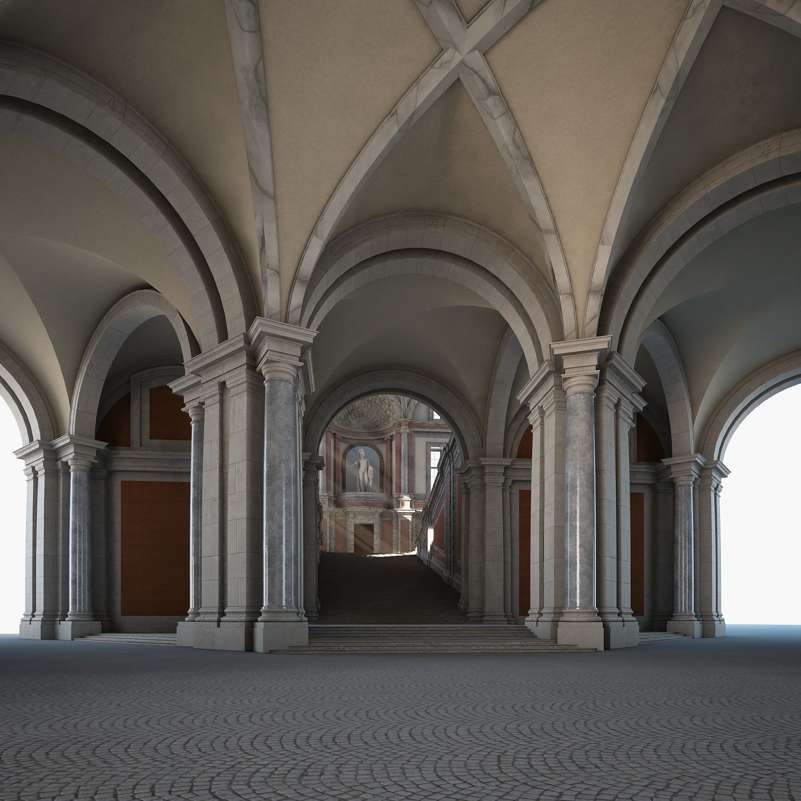 Grand Staircase 3D model_7