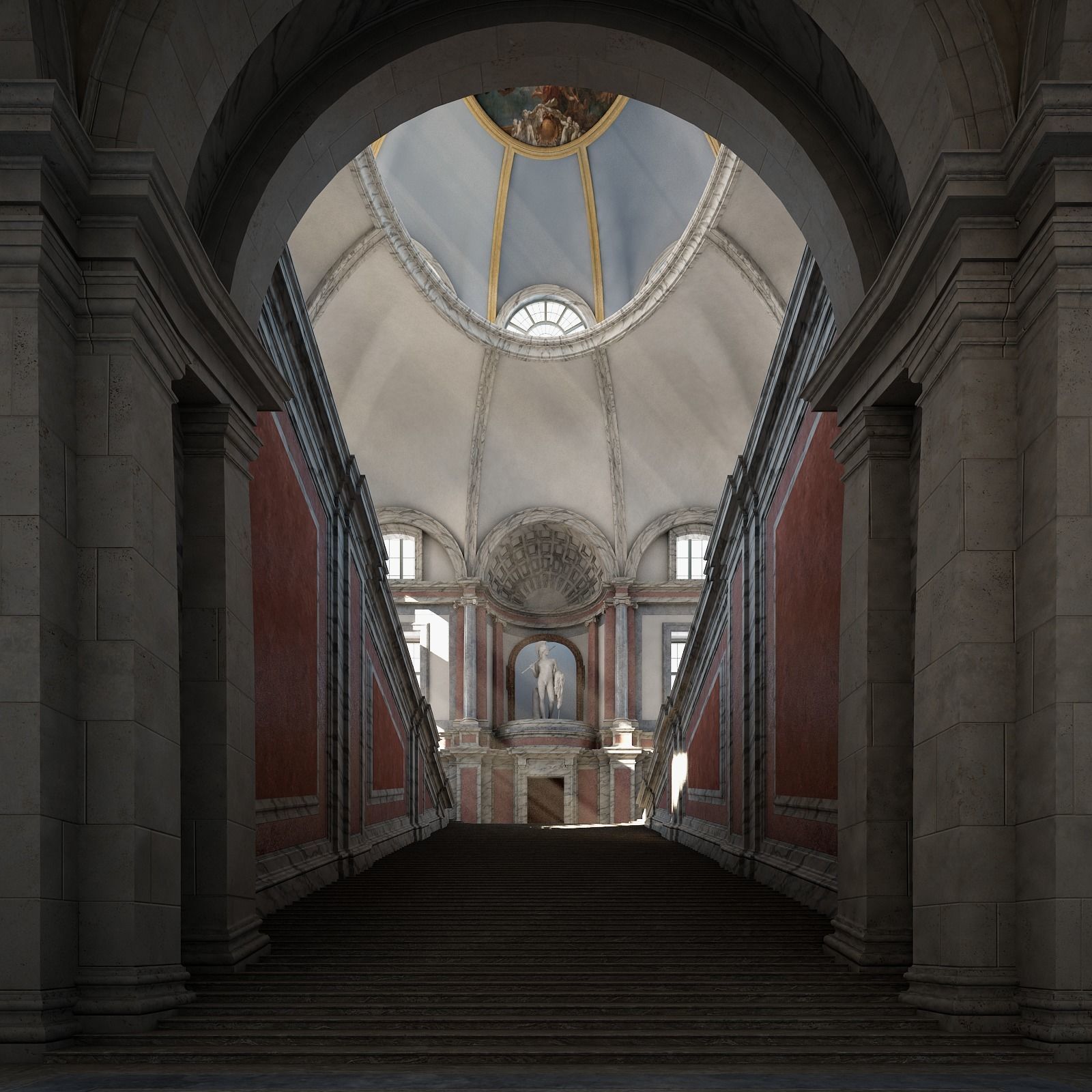 Grand Staircase 3D model_20