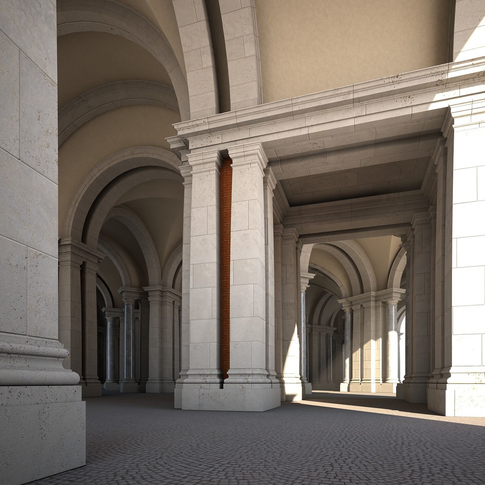Grand Staircase 3D model_16