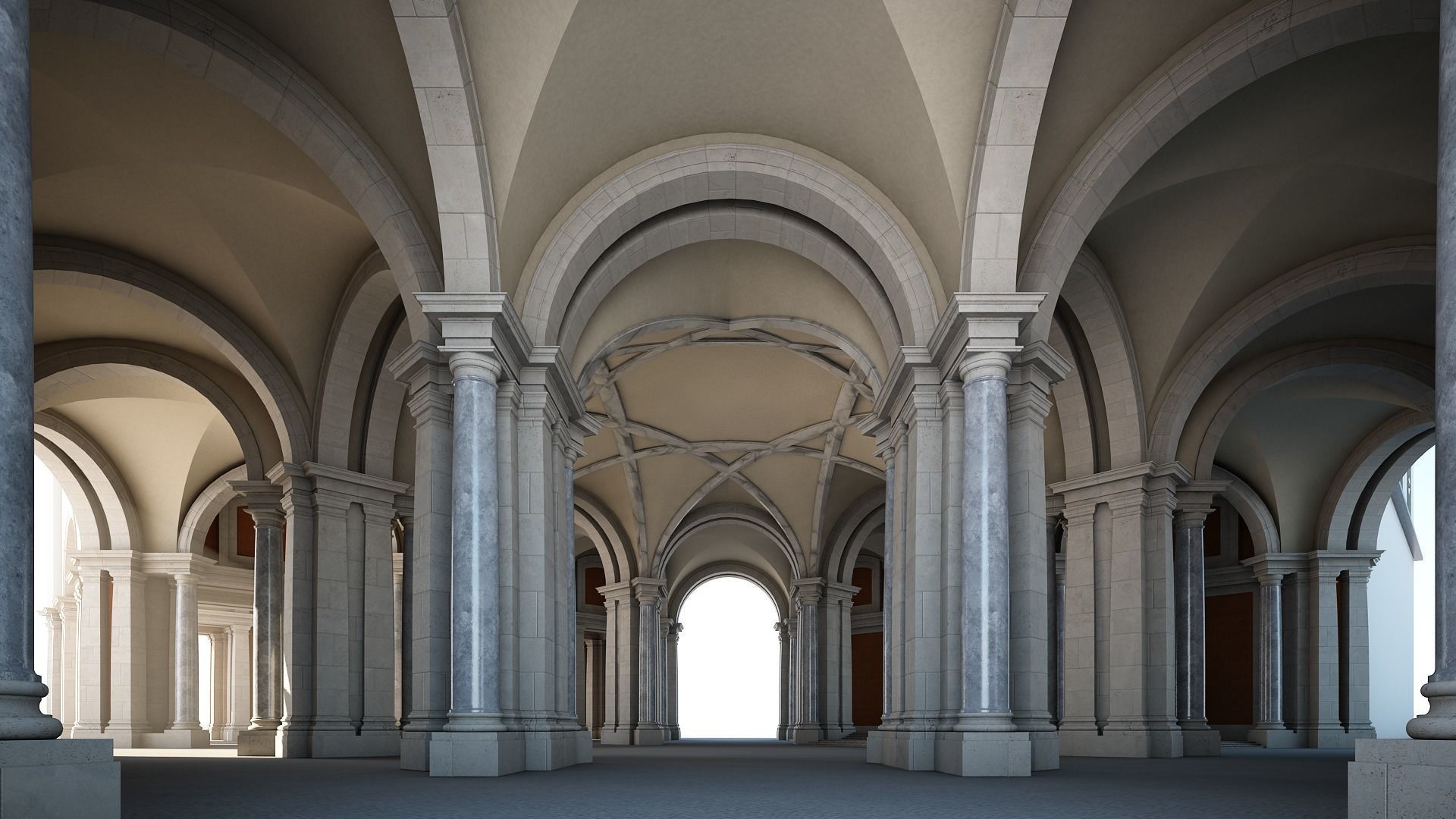 Grand Staircase 3D model_2