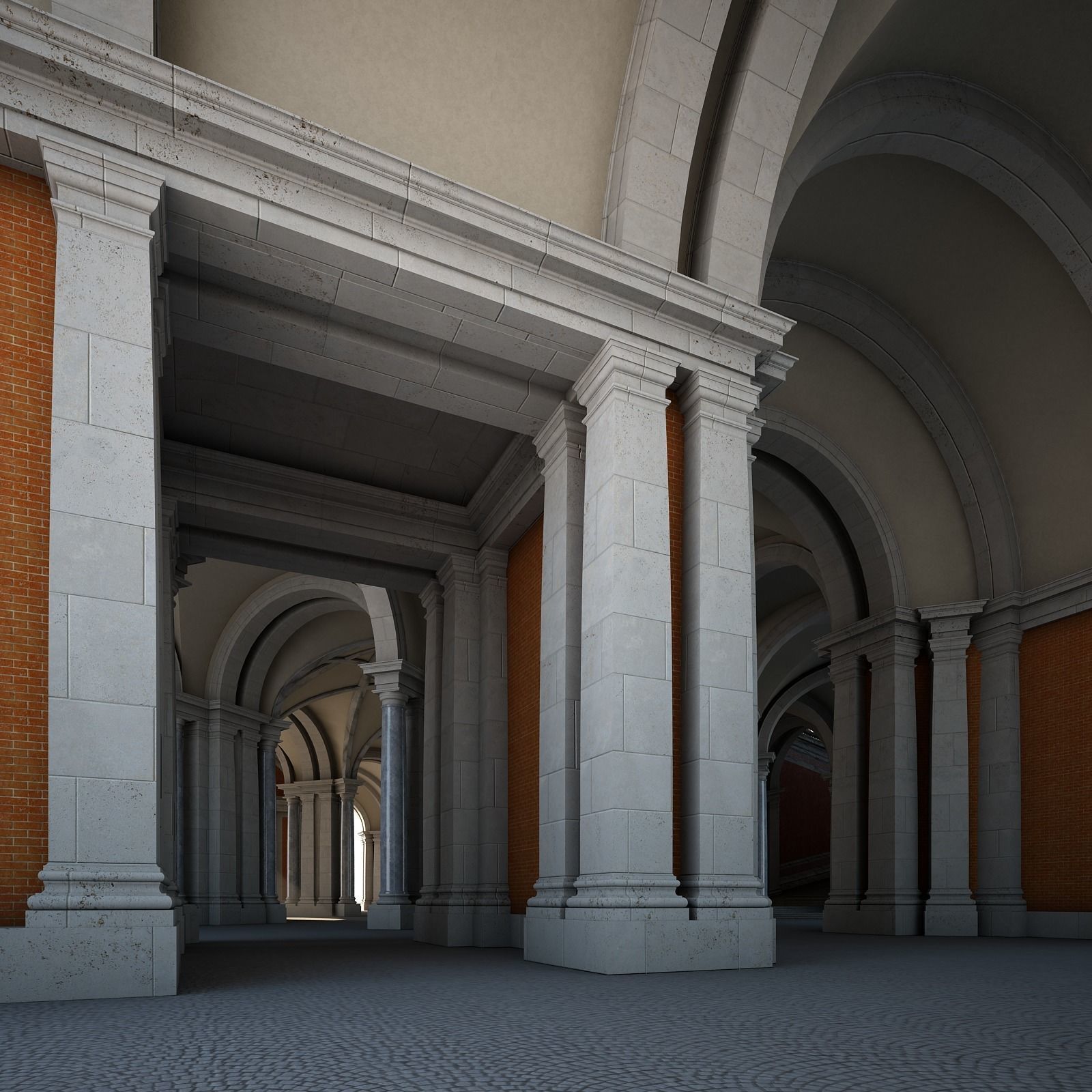 Grand Staircase 3D model_10