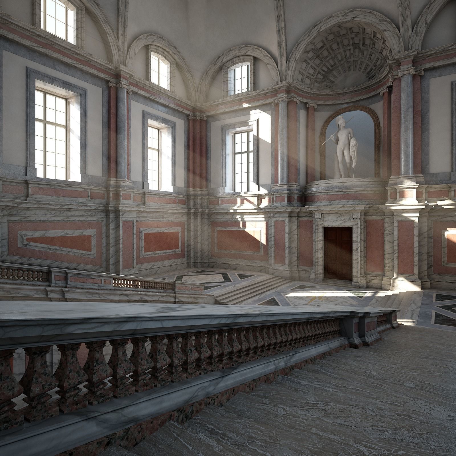 Grand Staircase 3D model_36