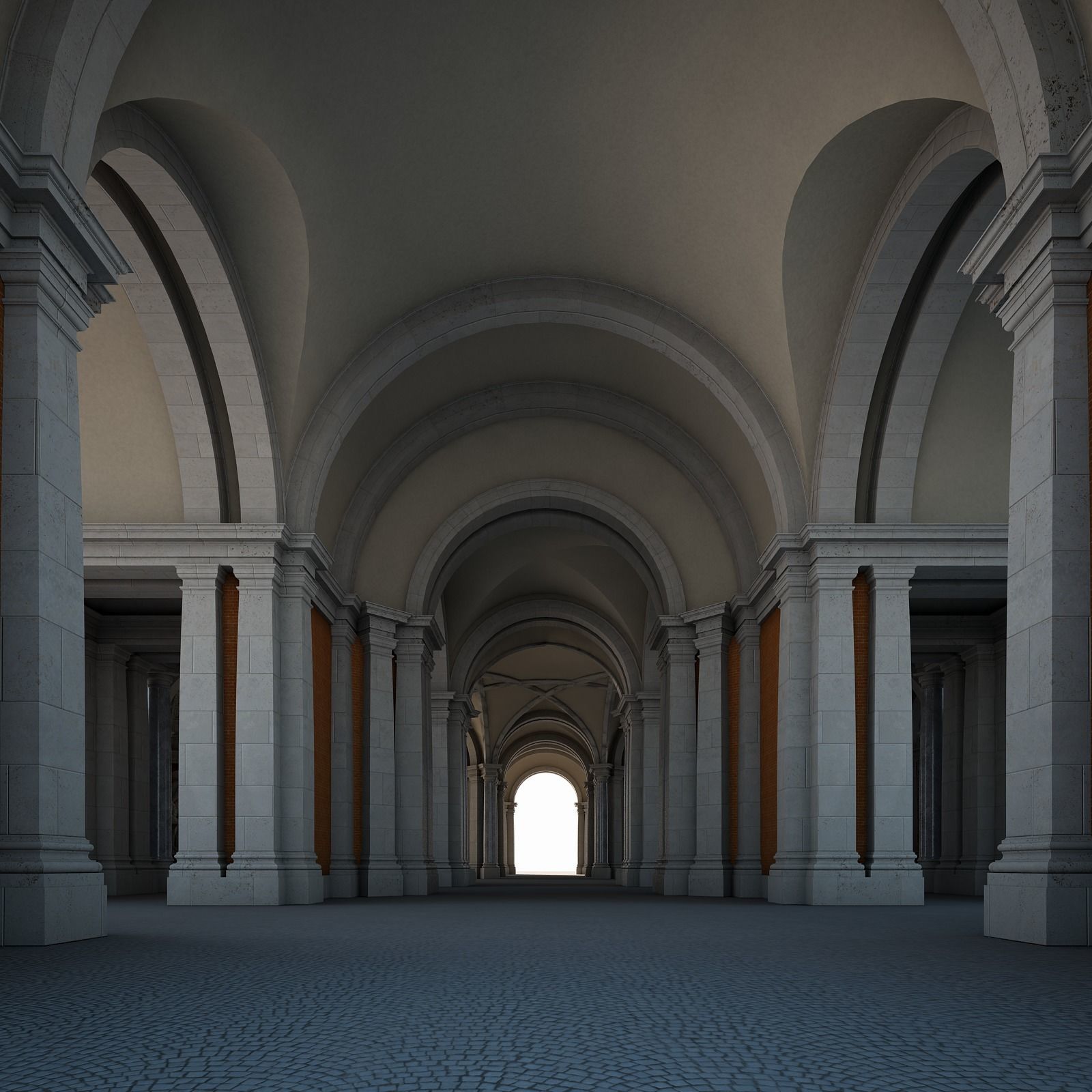 Grand Staircase 3D model_9