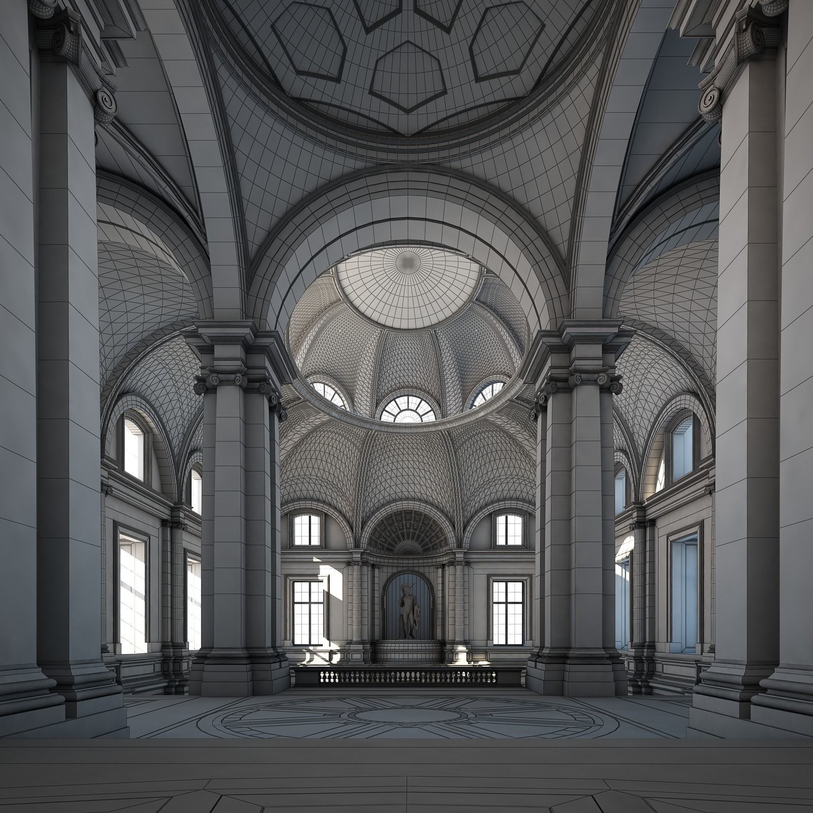 Grand Staircase 3D model_86