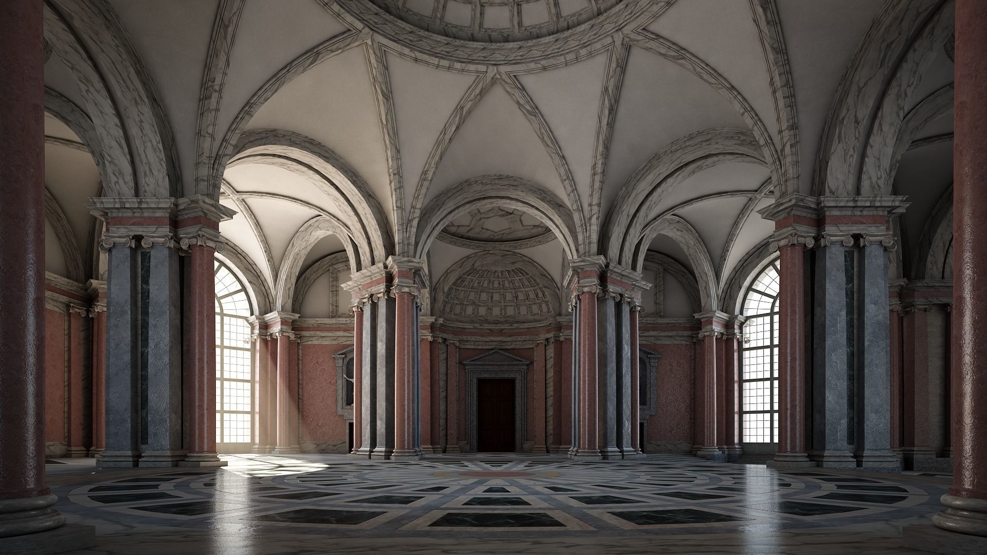 Grand Staircase 3D model_3