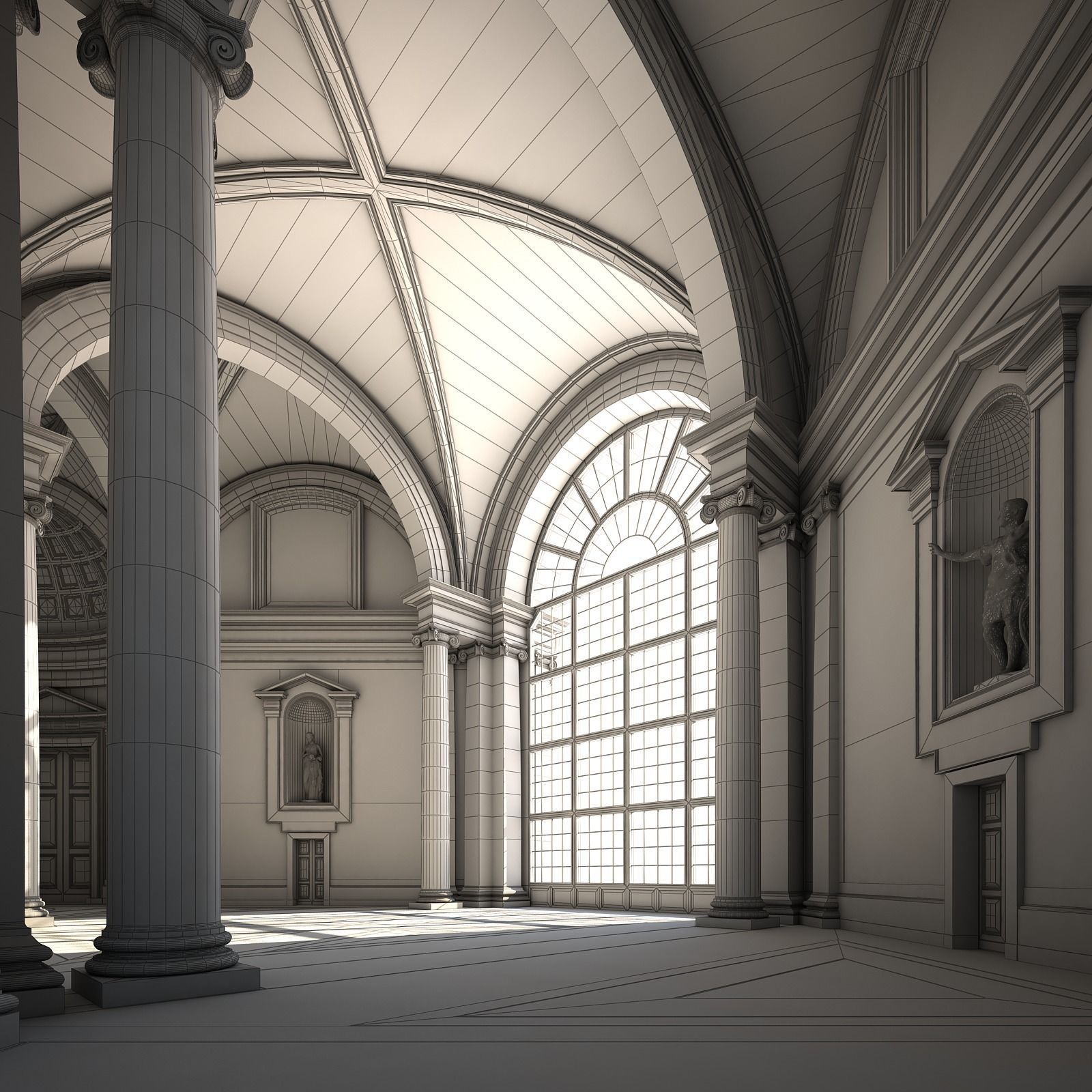 Grand Staircase 3D model_91