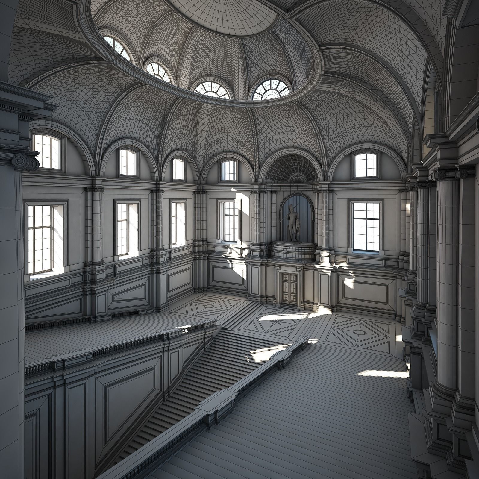 Grand Staircase 3D model_88