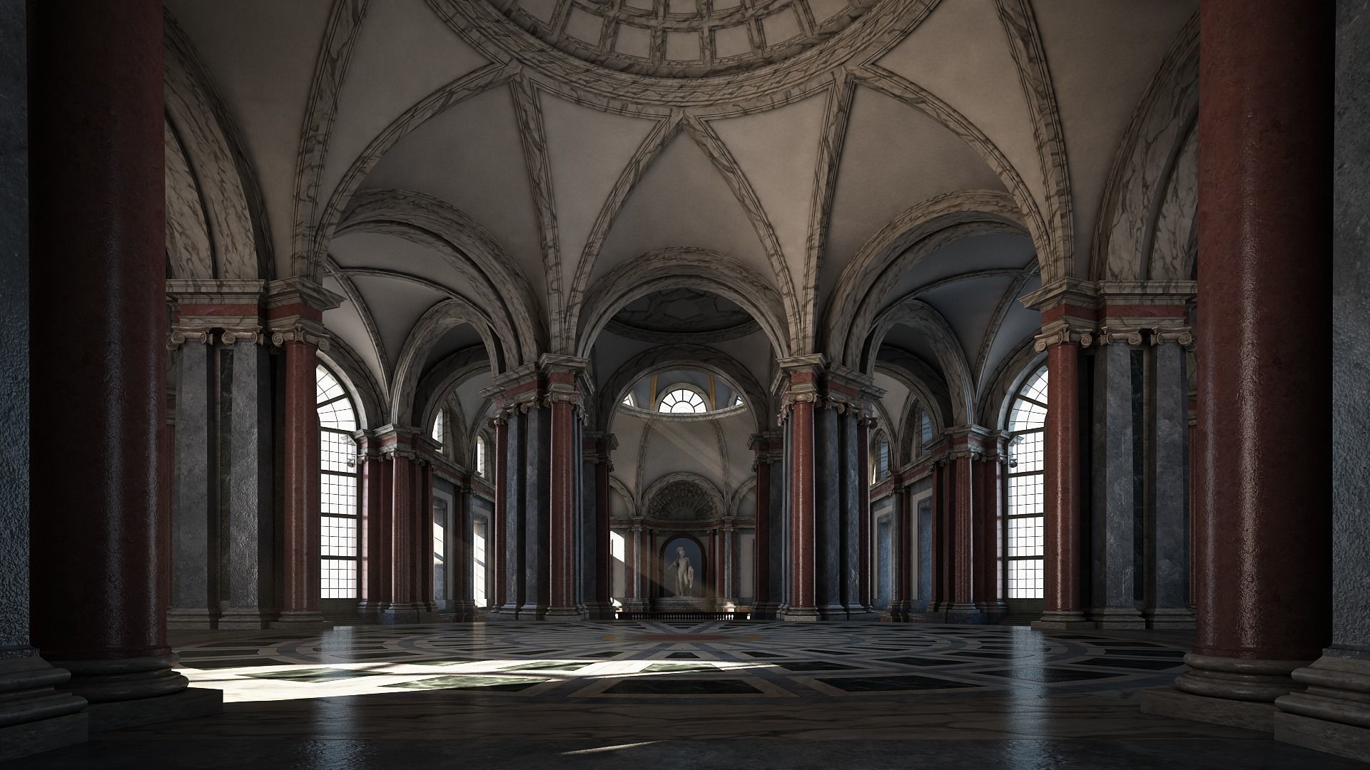 Grand Staircase 3D model_5