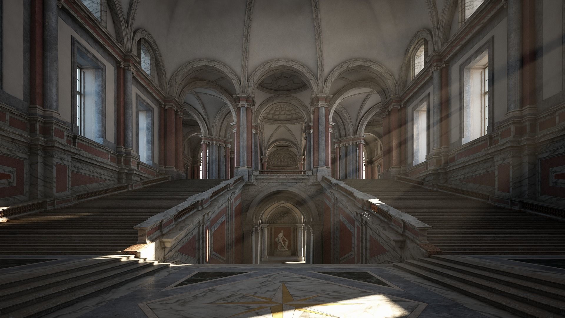 Grand Staircase 3D model_1