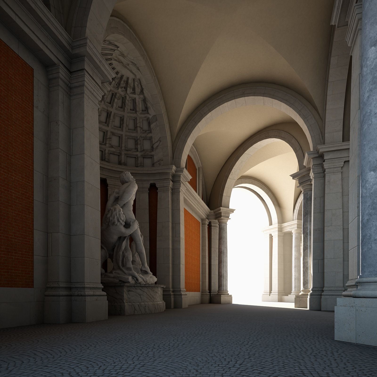 Grand Staircase 3D model_14