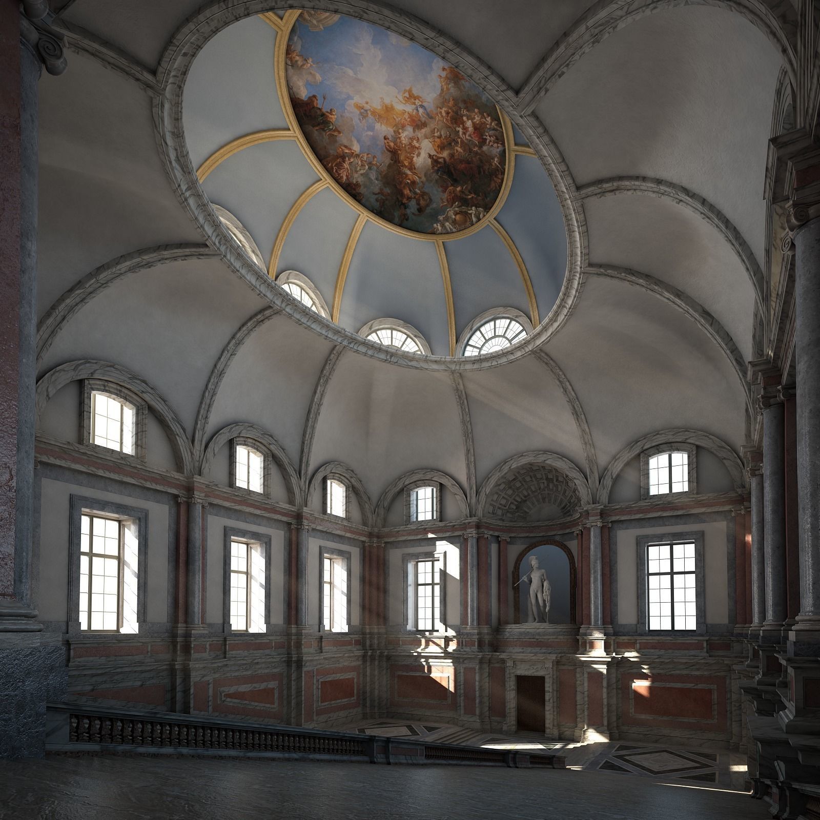 Grand Staircase 3D model_38