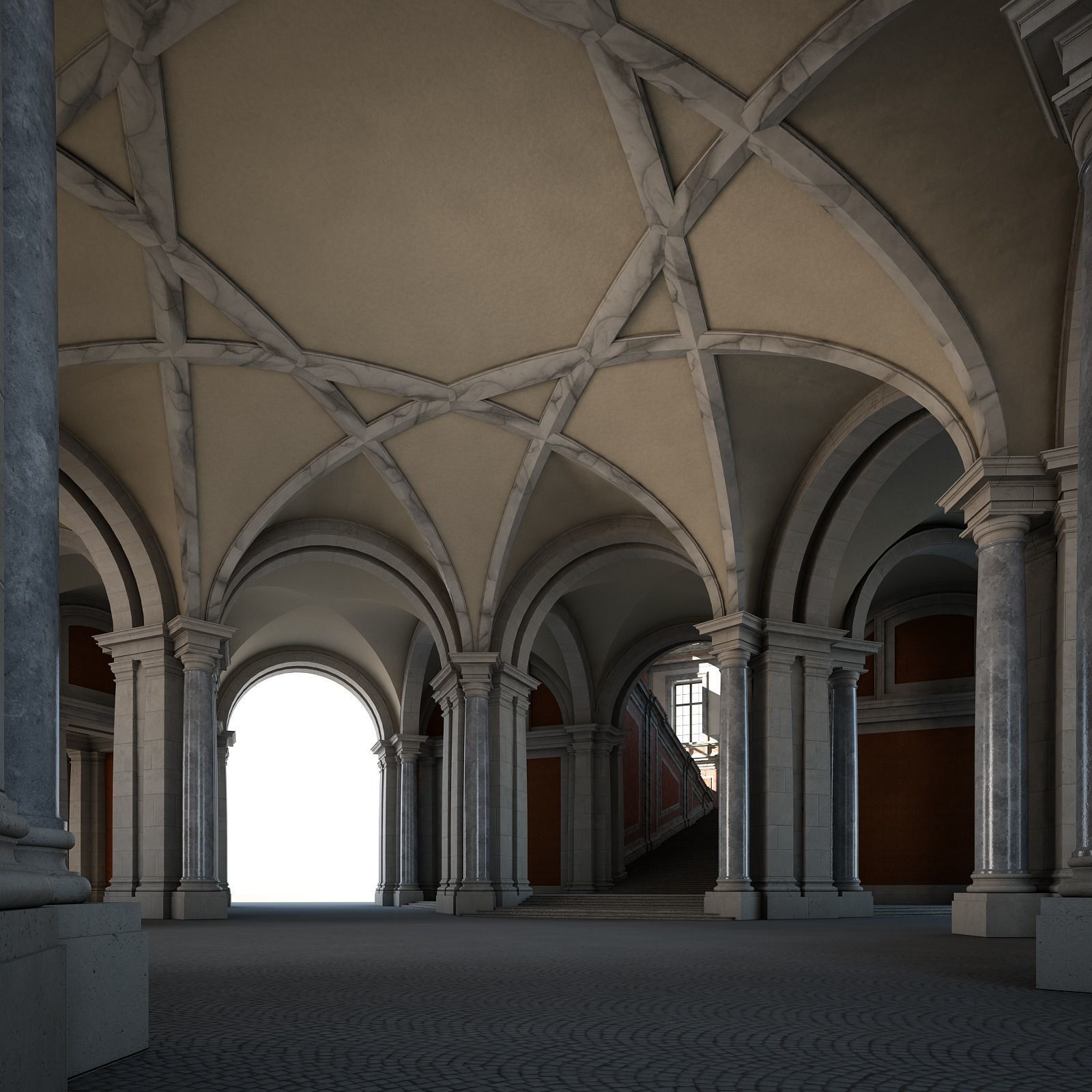 Grand Staircase 3D model_17