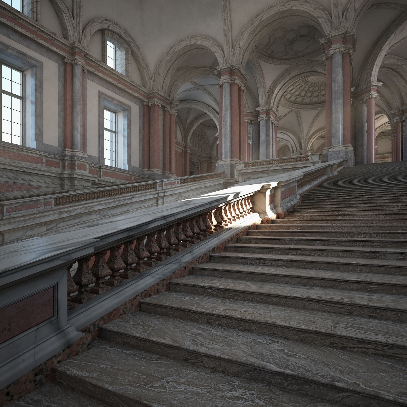 Grand Staircase 3D model_35