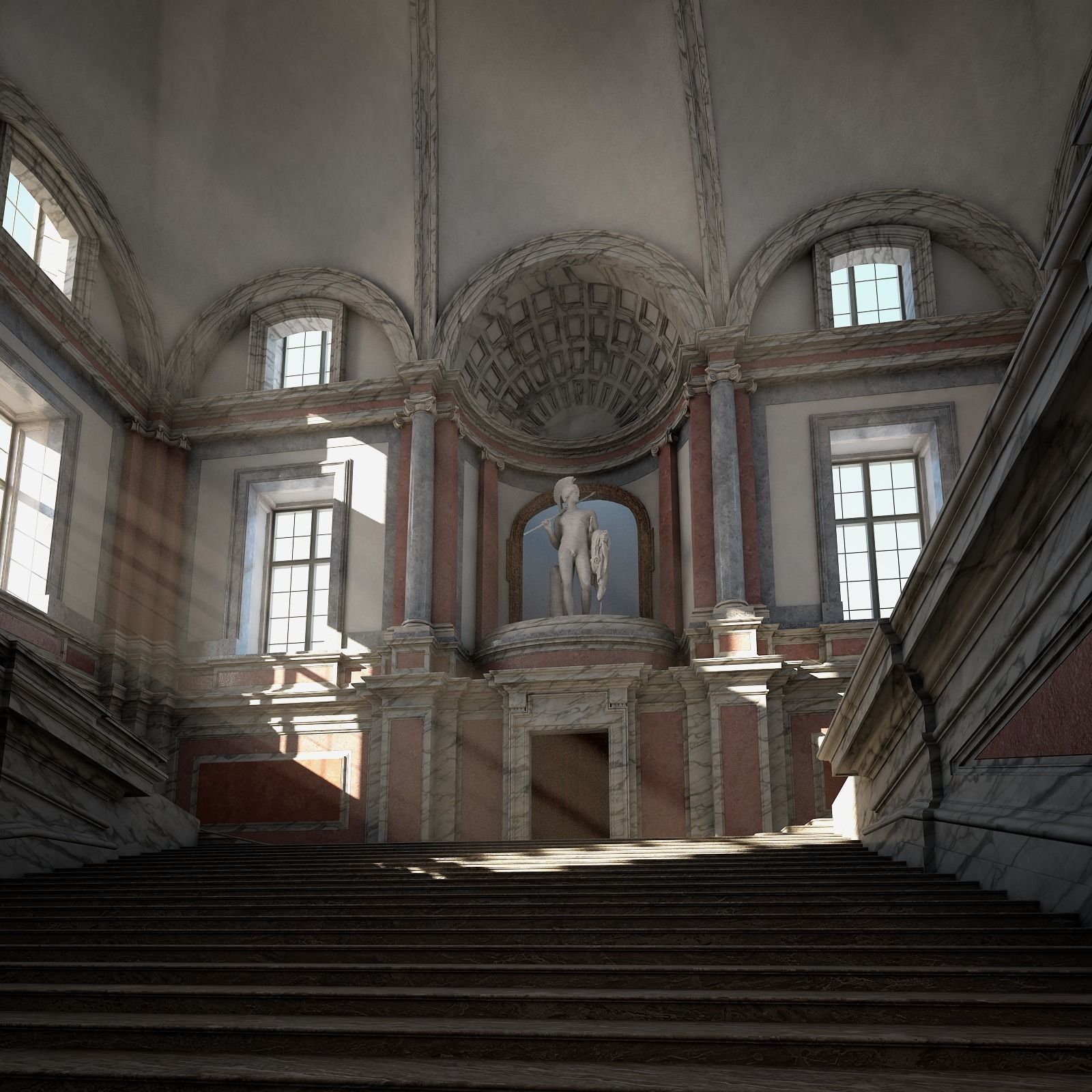 Grand Staircase 3D model_30