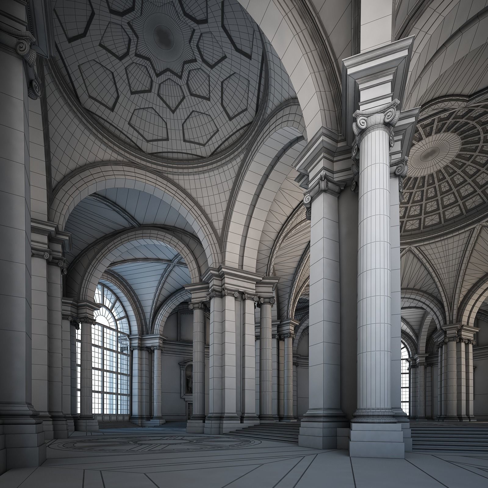 Grand Staircase 3D model_92