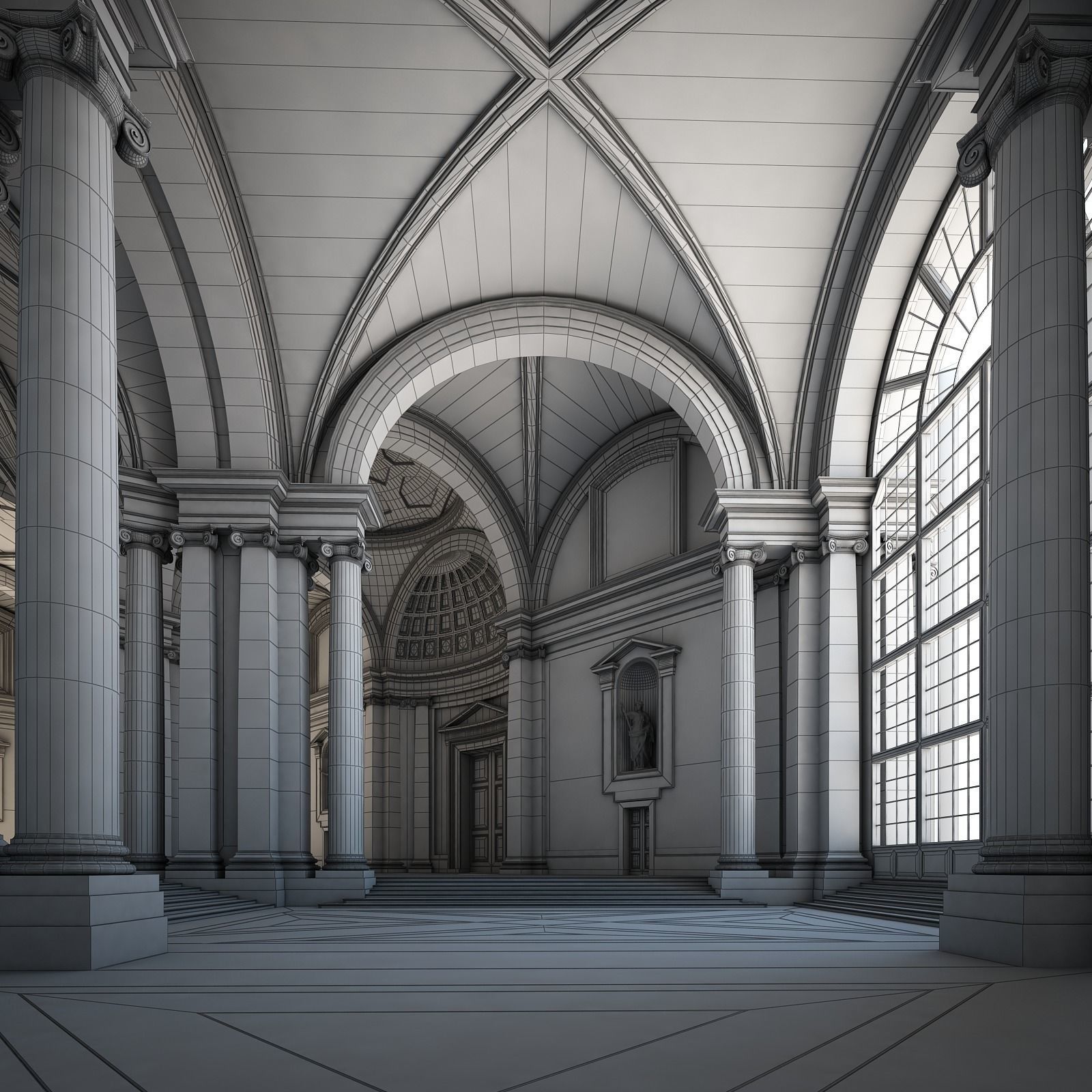 Grand Staircase 3D model_90