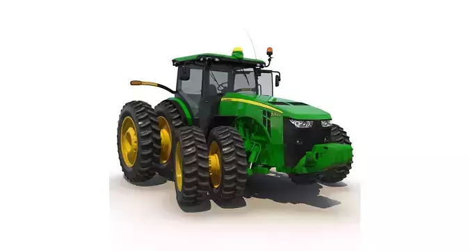 Tractor John Deere 8RT Rigged