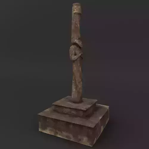 Idol A wooden statue