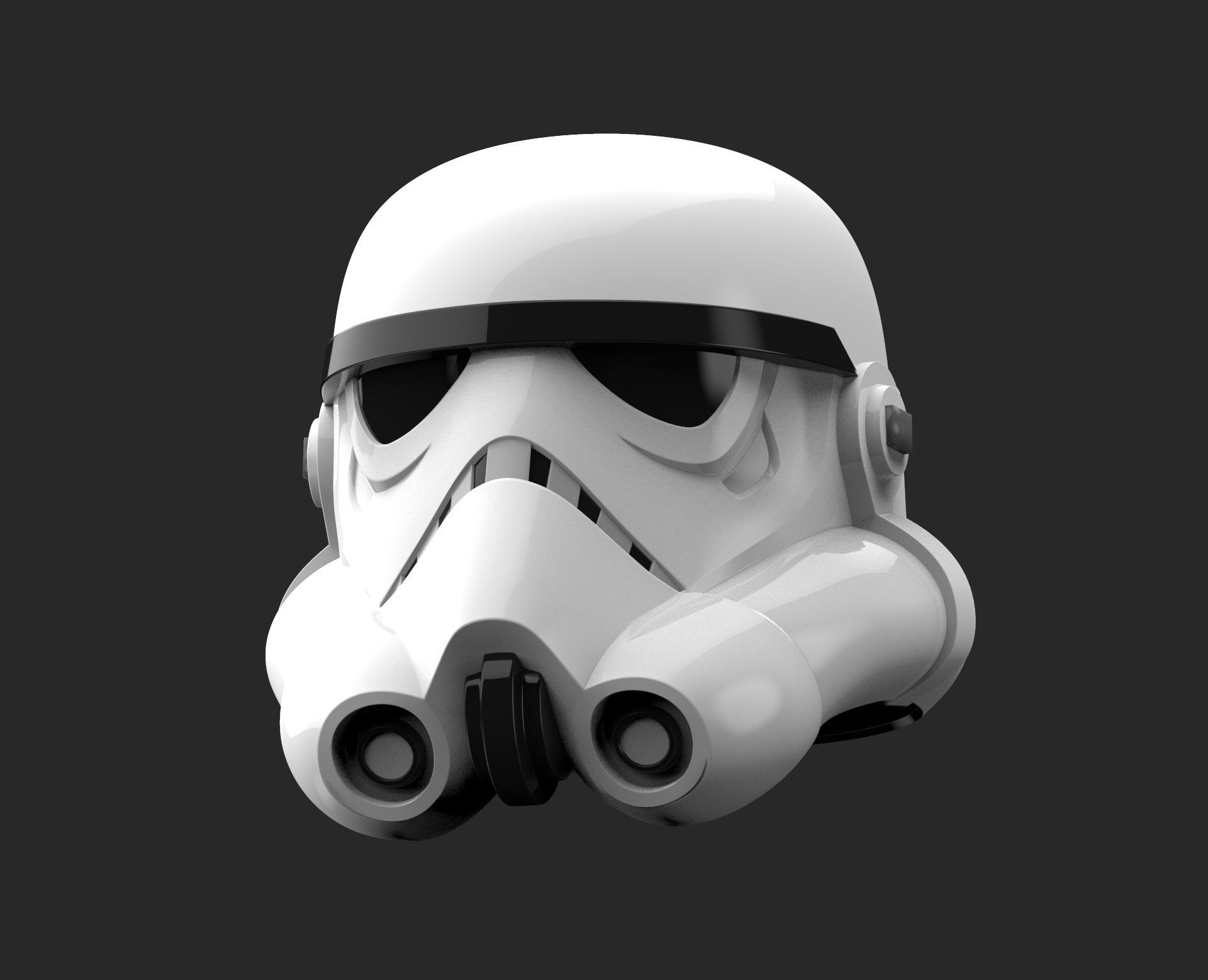 Stormtrooper Helmet - Star Wars REBELS 3D print model_7