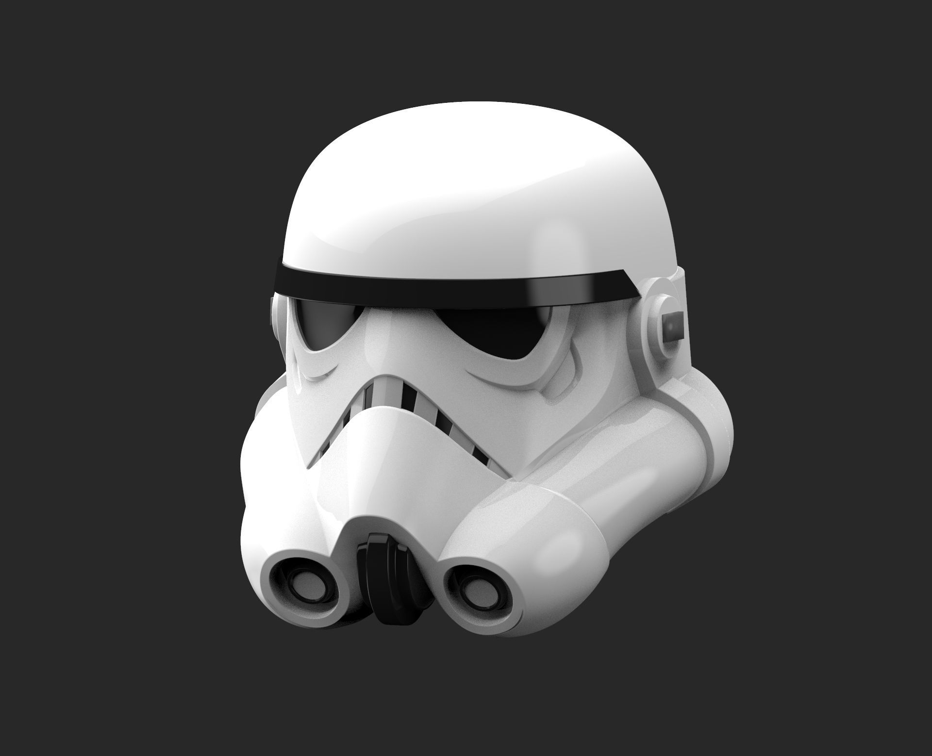 Stormtrooper Helmet - Star Wars REBELS 3D print model_6