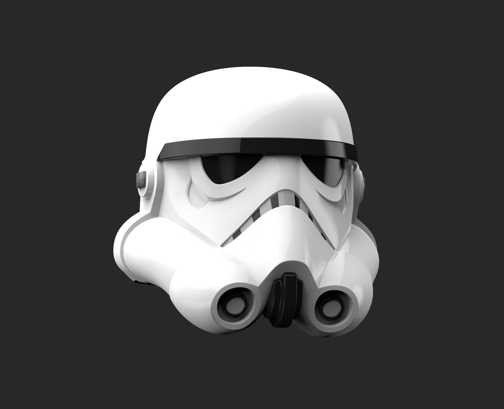 Stormtrooper Helmet - Star Wars REBELS 3D print model_5