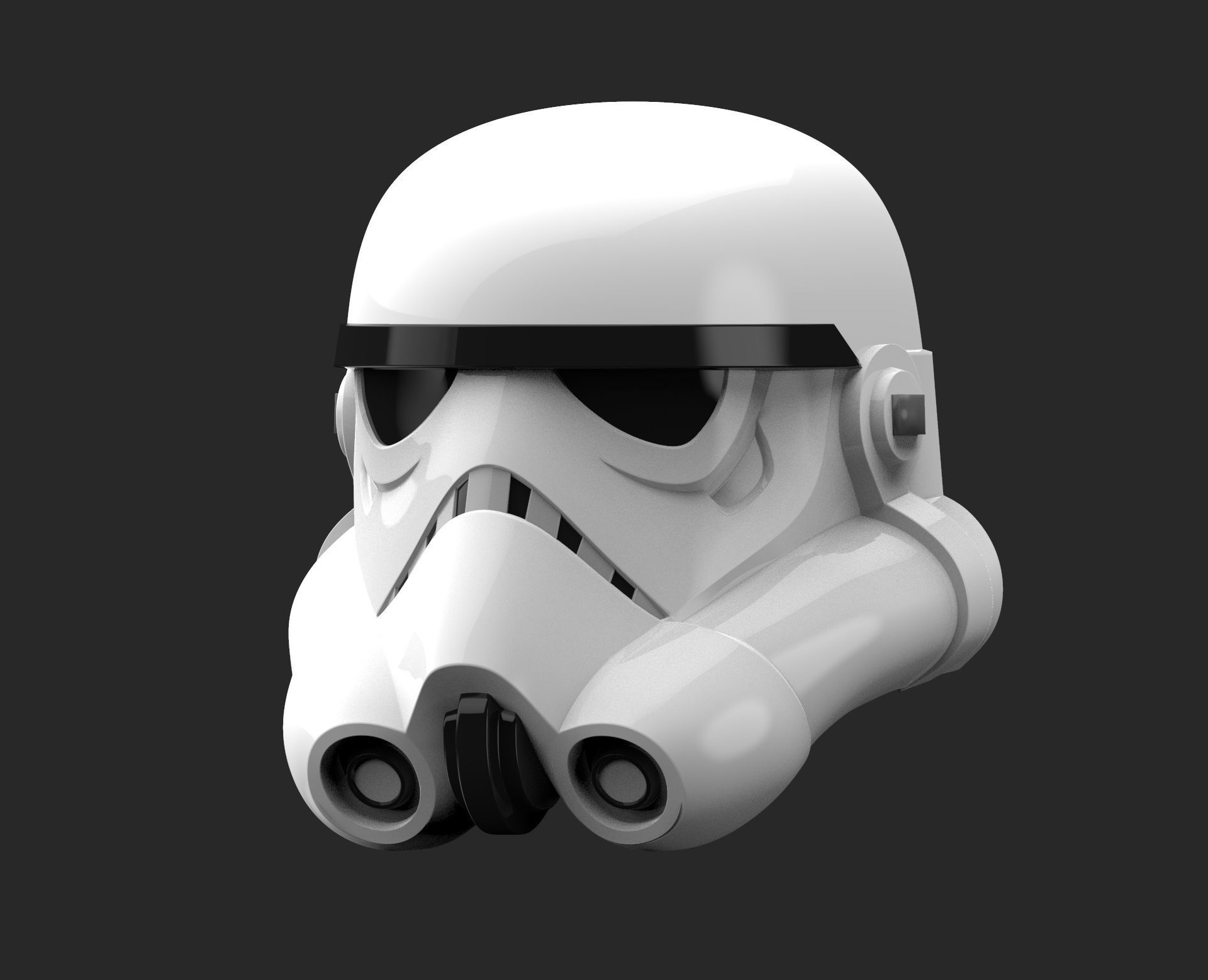 Stormtrooper Helmet - Star Wars REBELS 3D print model_3