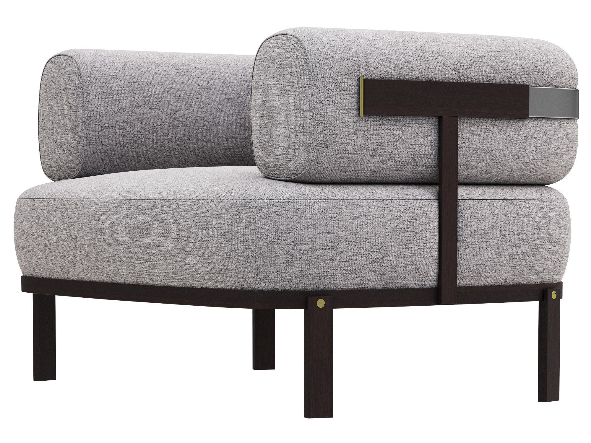 Baxter Belt armchair 3D model_2