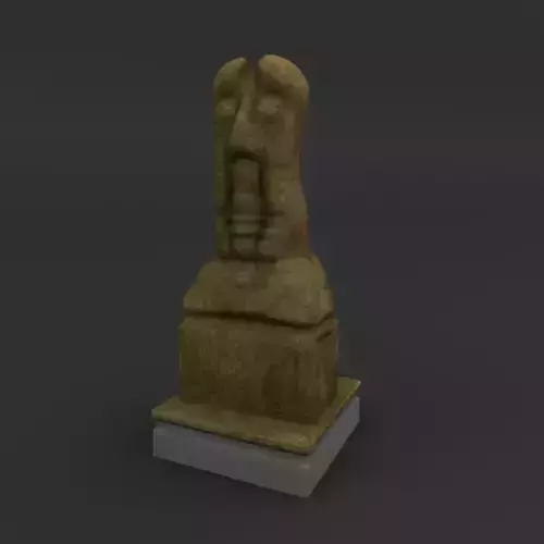 Idol D egyptian statue